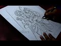 How to Draw Lord Sri Rama and Sita Drawing