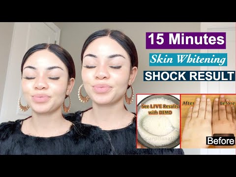 15 Minutes Instant Skin Whitening | DIY Home Remedy SHOCKING RESULT - Foaming Facial BleachYouTube