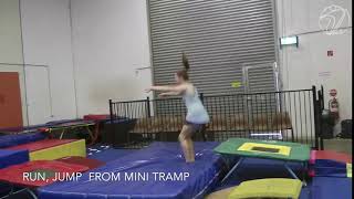 Straight Jump Run up (Testing skill)