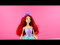 3 Disney Princess Snap 'n Style Barbie Dolls Ariel Belle Sleeping Beauty Hair Clip Tiara by DCTC