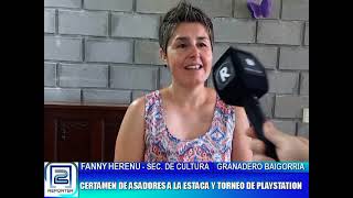 FANNY HEREÑU, SEC CULTURA SE VIENE EL CERTAMEN DE ASADORES A LA ESTACA Y TORNEO DE PLAYSTATION