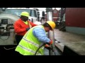 RAW VIDEO: Lancaster Public Works Crew Clears Storm Drain