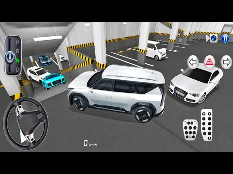 3d Driving Class #30 - New Kia EV9 Electric SUV Car in Parking Building  - Android Gameplay