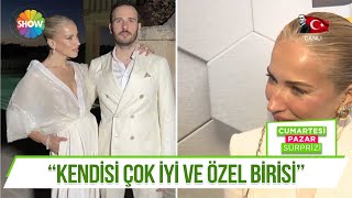 Burcu Esmersoy'dan kocası için özel ve eğlenceli 