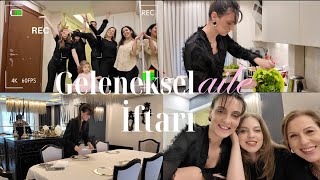 Geleneksel Aile İftarı Sofra Hazırlığı & Salata Yaptım, İpekle Dans Ettik