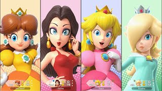 Super Mario Party Jamboree - Daisy Vs Peach Vs Rosalina Vs Pauline - Rainbow Galleria