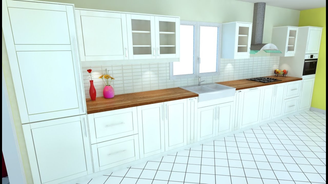 Cuisine équipée 3d