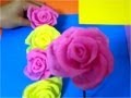 Manualidades guirnalda de rosas