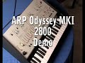 ARP Odyssey MKI 2800 Demo