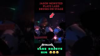 Jason Newsted Playing Lars Ulrich Drums & Get Roasted On Stage #Metallica