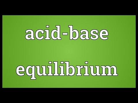 Header of Acid-Base Equilibrium