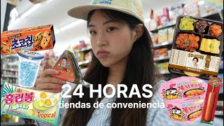 24 Horas Comiendo Solo En Tiendas De Conveniencia De Una Coreana