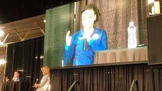 Laurie Hernandez - Q&A At 2017 Wthr Health & Fitness Expo042317