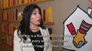 Christine Morgan talks about how Ronald McDonald House helps families who have to be away from home.
