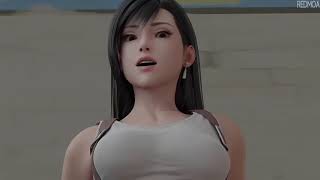Tifa's dick flattening but with a few more extra clips and cabbage gurl