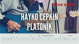 Hayko Cepkin - Platonik | Gitar Solosu Nasıl Çalınır? (Tablı) #gitardersi #tab