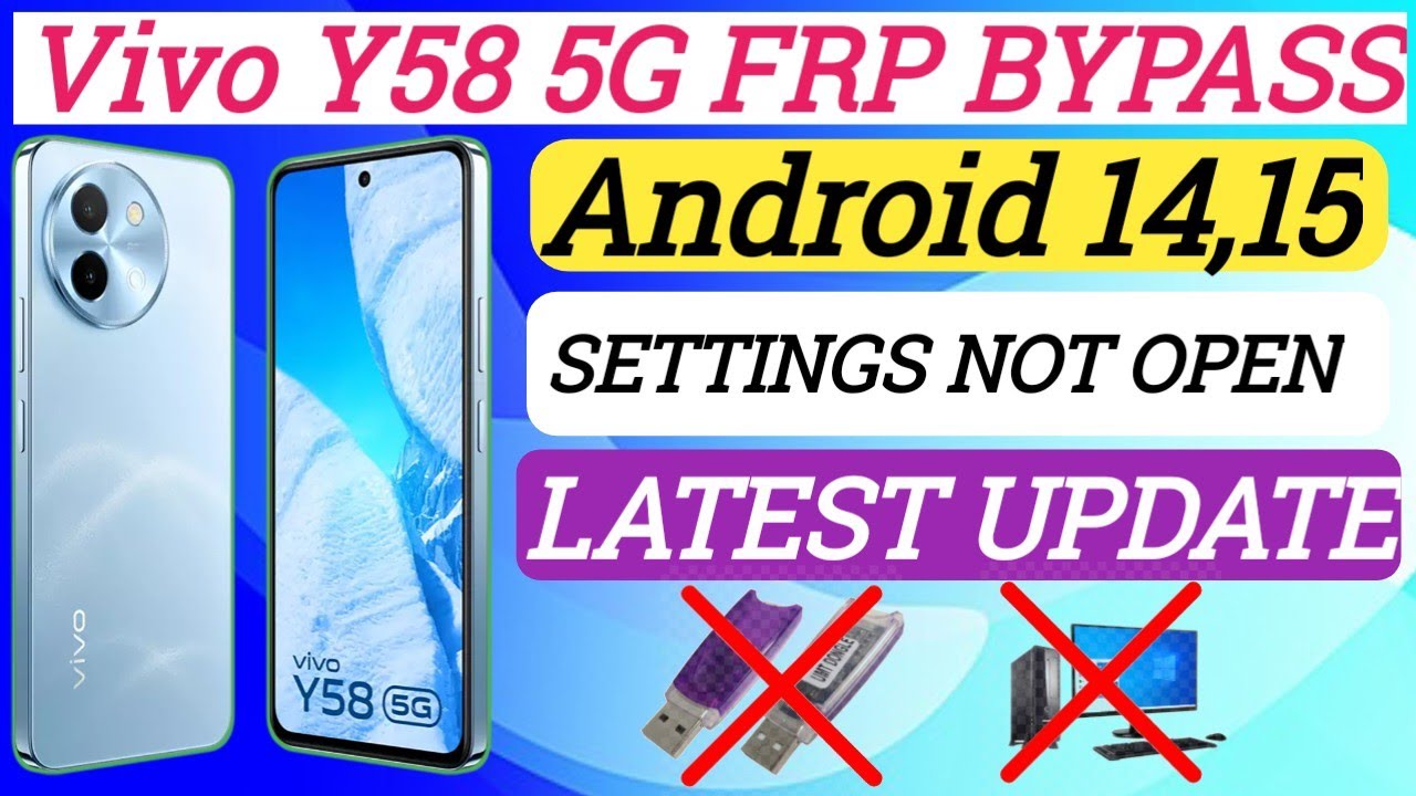 Vivo Y58 5G FRP bypass / Vivo Y58 5G Frp bypass Kaise Vivo Y58 5G FRP bypass / Vivo Y58 5G Frp bypass Kaise