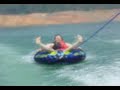 Aunt Pat Goes Inner Tubing