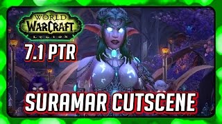 Wow Legion Suramar Campaign 7.1 Cutscene - Tyrande, Vereesa & Liadrin Vs. Elisande