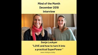 LOVE I MIND OF THE MONTH Sonja Lockyer Dec 2019 I and how to turn it into a practical SuperPower