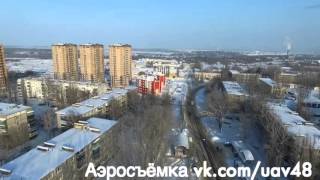 Видео Беспилотник над Липецком: район Опытной, ул. Пришвина от Геннадий Толчеев, улица Брюллова, Липецк, Россия