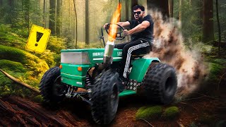 Ce Tracteur Tondeuse A Un Moteur De Raptor Il Crache Des Flammes