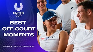 All the BEST off-court moments 😜 | 2023 United Cup