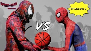 Spiderman Basketball Episode 7 ...Spiderman vs Carnage... SuperHero bball
