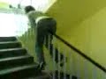 réparer une rampe d'escalier