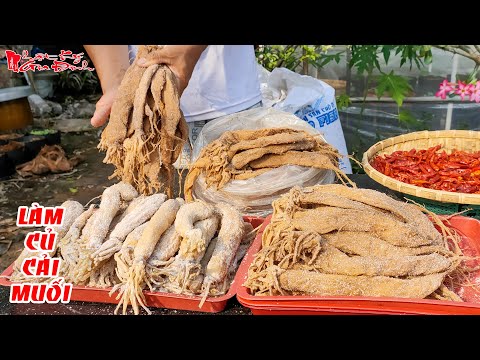 Bà 5 Châu Đốc Chia Sẽ Cách Làm Củ Cải Muối Để Càng Lâu Càng Thơm Ngon | NKGĐ