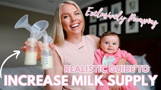 INCREASE BREASTMILK SUPPLY | EASY TIPS FROM AN EXCLUSIVELY PUMPING MOM | BRYANNA