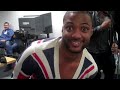 JLS wheelbarrow racing, handstand press ups & singing