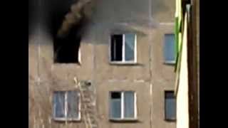 Видео Пожар в минской многоэтажке на ул.Плеханова д.85 23.02.13 от orochs, улица Плеханова, Минск, Белоруссия