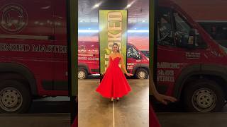Lady In Red House Of Cb Lady Strapless Midi Dress