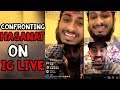 SLIM & ADAM Confront HASANAT on IG LIVE