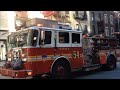 FDNY Responding Compilation 3 Full of Blazing Sirens & Loud Air Horns Throughout New York City