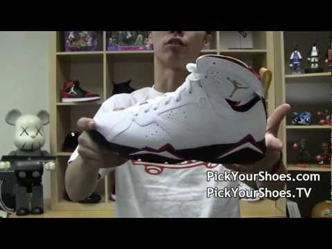 Air Jordan Retro 7 VII Cardinal 304775-104 2011 white bronze cardinal red black