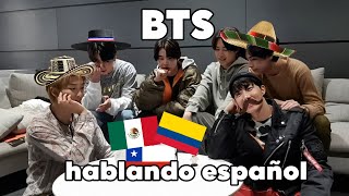 Bts Hablando Español Los Más Latinos Del Condado