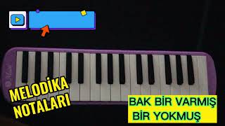 Bak Bir Varmış Bir Yokmuş Melodika Notaları Ve Çalınışı