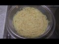 Spaghetti Aglio e Olio 1 min. Recipe, 알리오 올리오, Yoobin's Family 2012