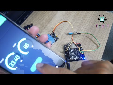 วิธีเขียนโปรแกรมควบคุมปั๊มน้ำ ด้วยมือถือผ่าน App Blynk ESP8266