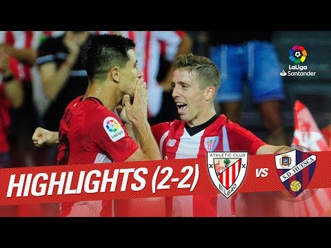 Resumen de Athletic Club vs SD Huesca (2-2)