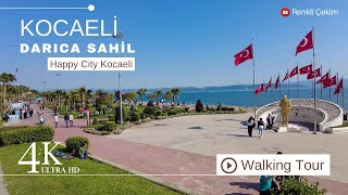 4K Kocaeli Darıca Sahilde Yürüyüş | Kocaeli Walk Tour | Mayıs 2023