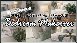 Farmhouse Bedroom Makeover On A Budgetcute & Simple Farmhouse Bedroom Makeover Ideashome Decor