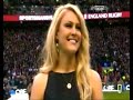 England captain Chris Robshaw's girlfriend Camilla Kerslake dropped from anthem duties at Twickenham