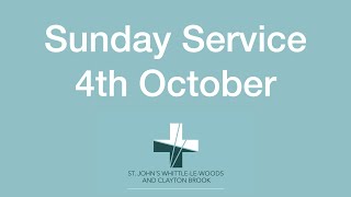 Sunday Service 4th October