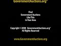 Live US Marshals Vehicle Auction by GovernmentAuctions.org®
