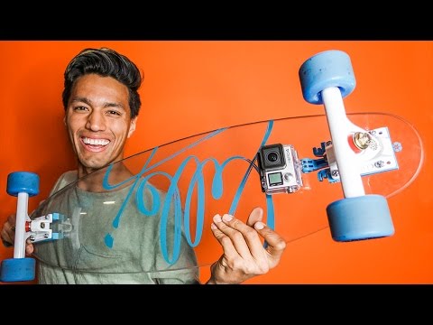 BULLETPROOF GLASS LONGBOARD!!