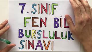 7. Sınıf Fen İOKBS/1. Dönem  Tekrar (Bursluluk sınavı)