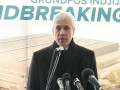 Boris Tadić, Bojan Pajtić, Goran Ješić - Polaganja kamena temeljca fabrike Grundfos